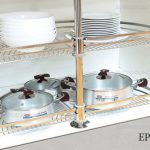 Mâm xoay hệ góc inox cao cấp Eurogold