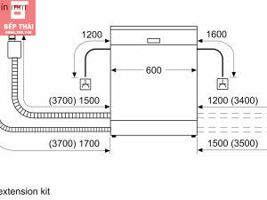 Máy rửa bát Bosch SMS4EVI14E VarioDrawer, Home Connect — hãng đã ngừng