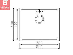 Chậu Rửa Bát Konox KN5444SU Dekor