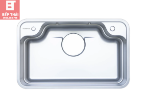 Chậu Rửa Bát Nobinox ARVO B180 800×500×225, inox 304 dày 1.2mm