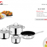 Bộ nồi cao cấp 4 món Bauer Wave chính hãng
