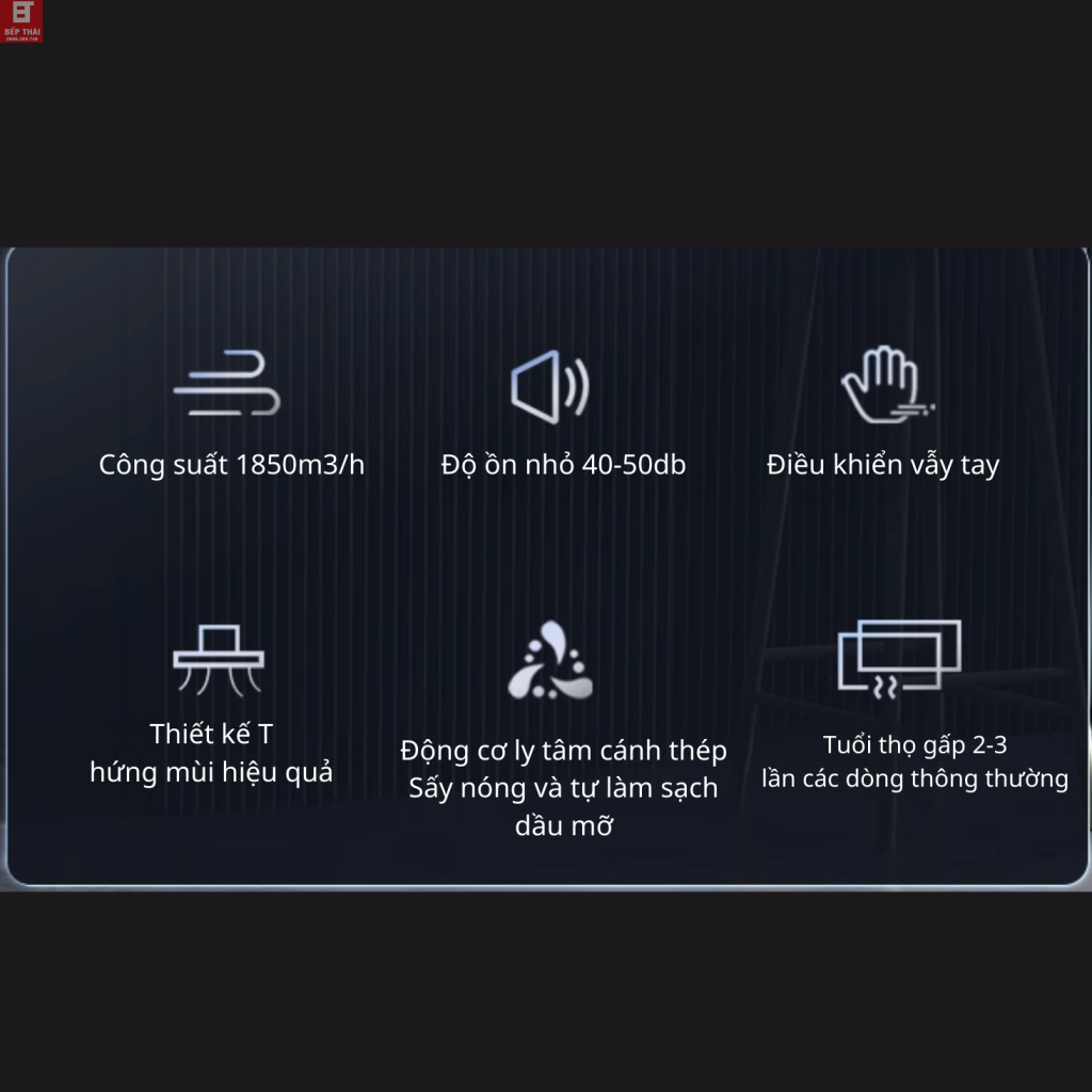 Máy hút mùi Fudeer 700TB