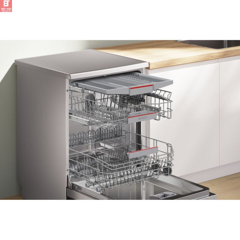 Máy rửa bát Bosch SMS4ECI26E Có hé cửa sấy (Đức) - ảnh 2 Máy rửa bát Bosch SMS4ECI26E Có hé cửa sấy (Đức)