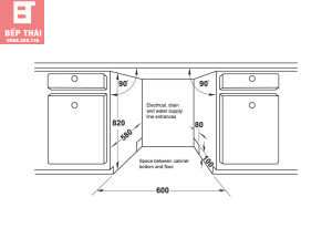 Máy rửa bát Hafele HDW-FI60AB 42dB